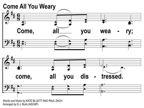 Come All You Weary (Song Slides)