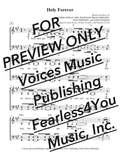 Holy Forever (Sheet Music)