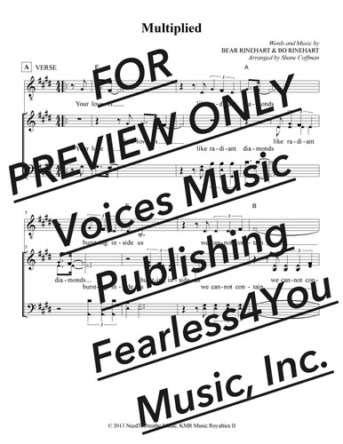 Multiplied Sheet Music