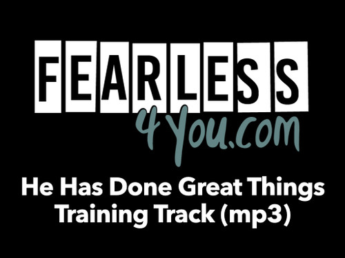 He Has Done Great Things Learning Track