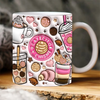 Cafecito y Chisme Mug Ceramic 15oz.