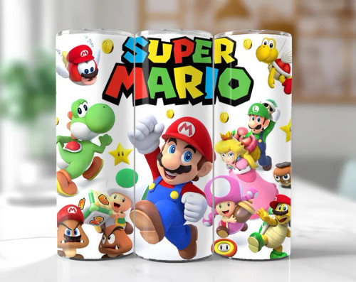Super Mario Tumbler Stainless Steel 20oz.