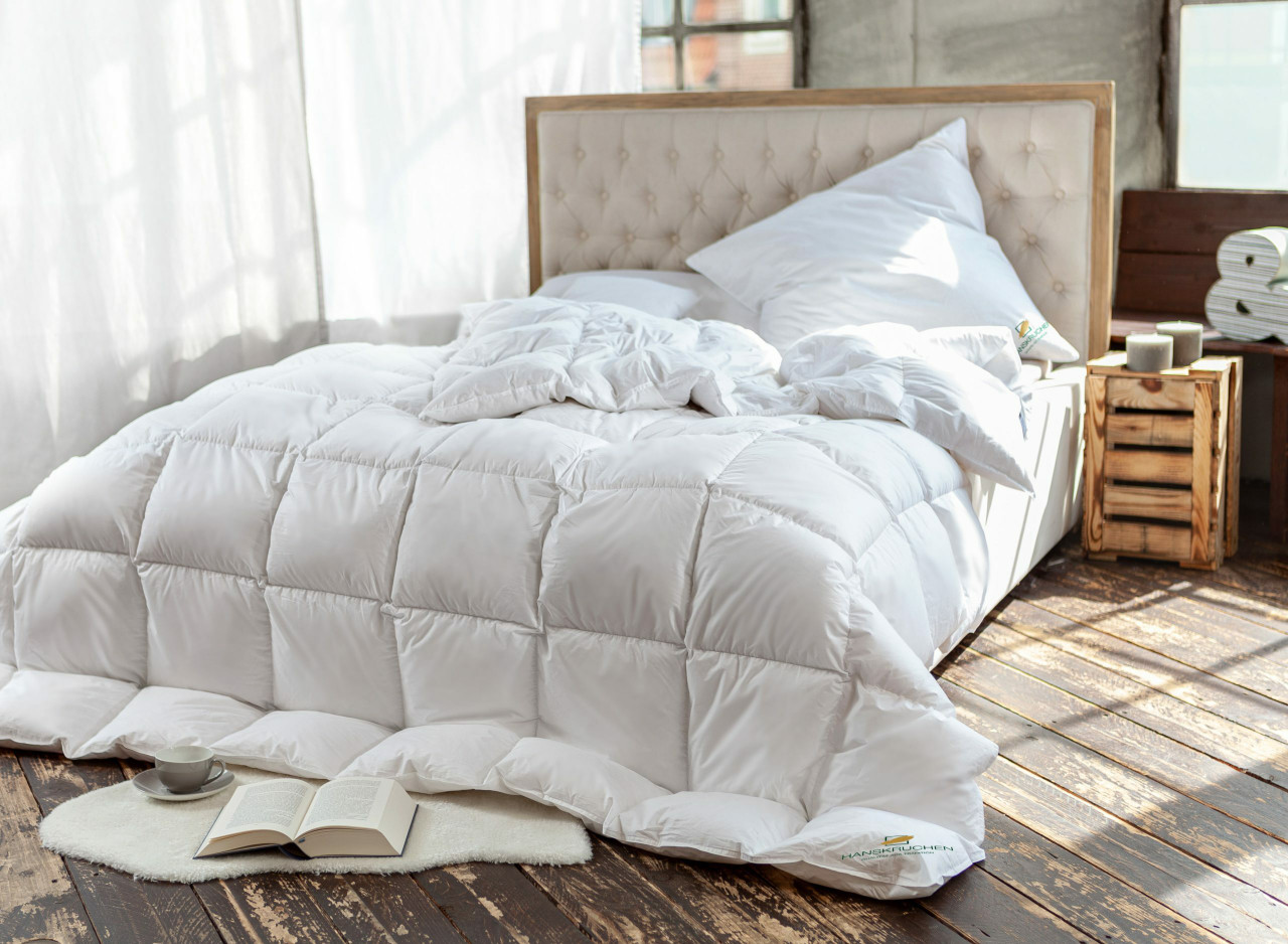 Goose and Duck Down Comforters and Down Pillows from Germany, European
