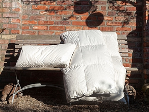 Organic Down Comforter All-Season EURO TWIN (53x87 inch, 135x220cm)