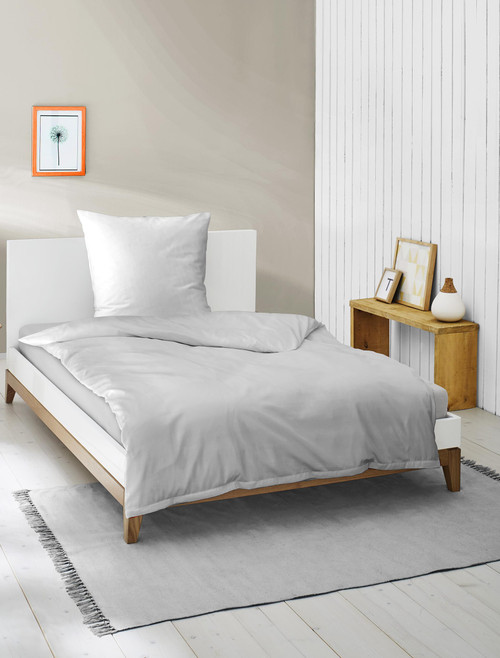 Duvet Cover Set LONDON *silver grey*