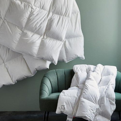 Scandinavian DUCK Down Comforter / MEDIUM / ALL-SEASON / EUROPEAN TWIN XL / 55" x 87" / 140 x 220cm