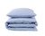 Duvet Cover Set "LIGHT BLUE" *with piping*