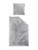 Jacquard Duvet Cover Set in white "MEADOW WHISPER" / silver / grey