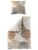 Duvet Cover Set "ABSTRACT CIRCLES" / sand / *NEW*