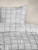 Duvet Cover Set "MODERN GRID" / grey / cream / *NEW*