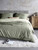 Duvet Cover Set KOALA / Flannel*/ sage green / -reversible-