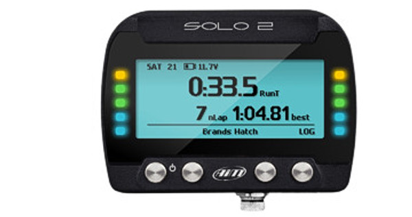 AIM SOLO 2 GPS Lap Timer With Track Mapping