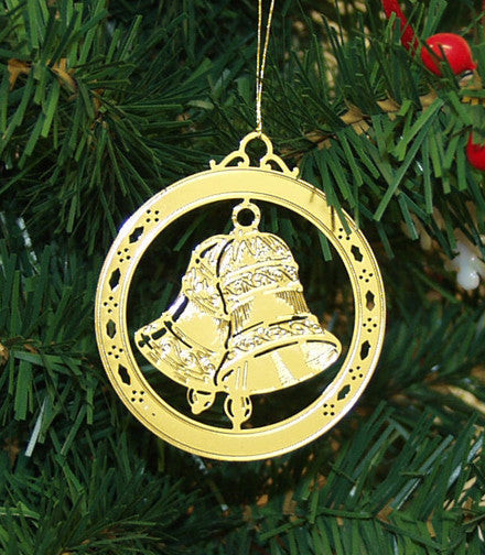 brasschristmasornamentbell Engraved Memories Plus