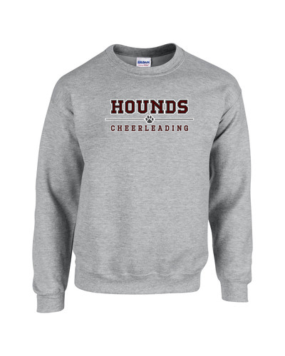 Hound Cheerleading Gildan Adult Heavy Blend™ 50/50 Fleece Crew Hound Cheerleading Gildan Adult Heavy Blend™ 50/50 Fleece Crew