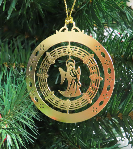 Brass-Christmas-ornament-Angel