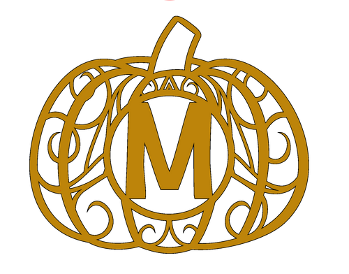 Halloween Pumpkin Monogram Halloween Pumpkin Monogram