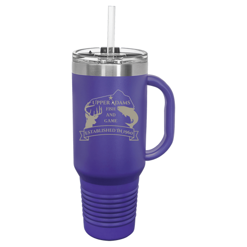 Polar Camel 40 oz. Maroon Travel Mug with Handle, Straw Included Purple Polar Camel 40 oz. Maroon Travel Mug with Handle, Straw Included Purple