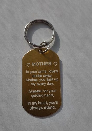 Mothers Day Key Tag Mothers Day Key Tag
