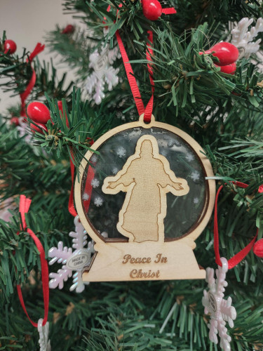 3D Laser-Engraved Resurrected Savior Ornament 3D Laser-Engraved Resurrected Savior Ornament