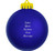 Custom Text Shatter-Resistant Christmas Balls Custom Text Shatter-Resistant Christmas Balls
