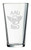 16 oz. Pint Glass Custom Engraved