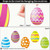 Colorful Easter Eggs Yard Sign 9 per set