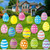 Colorful Easter Eggs Yard Sign 9 per set