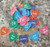 .75" Colored Acrylic  Conversation  Hearts Custom Engraved 25 per set .75" Colored Acrylic  Conversation  Hearts Custom Engraved 25 per set