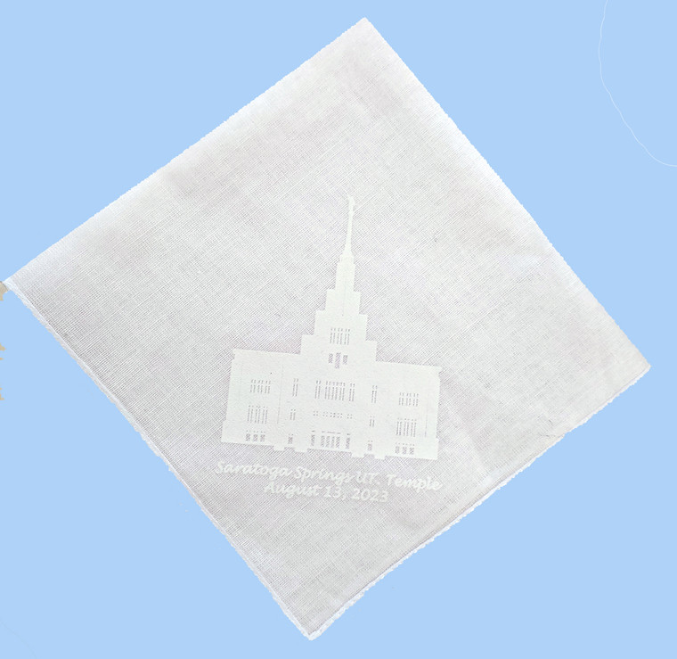 Saratoga Springs Temple Handkerchief