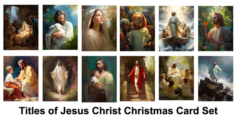 Title of Christ Christmas Cards  1 Each Set of 12