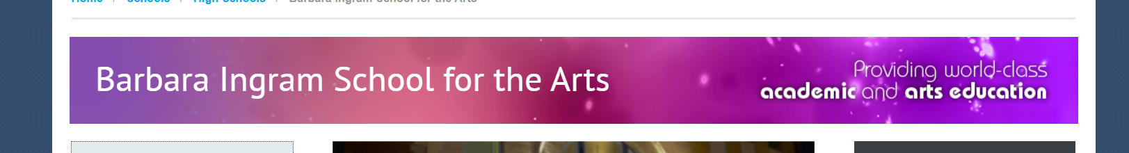 Barbara Ingram School for The Arts