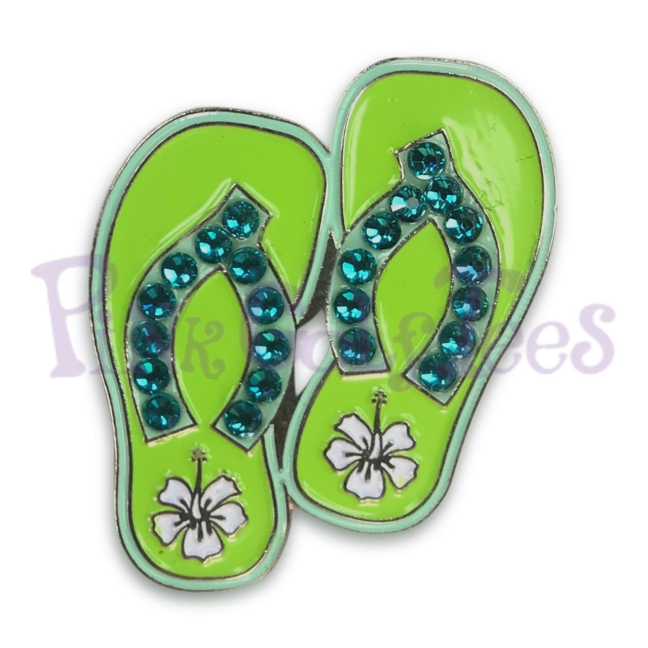 Bonjoc Flip Flops Swarovski Crystal Ball Marker
