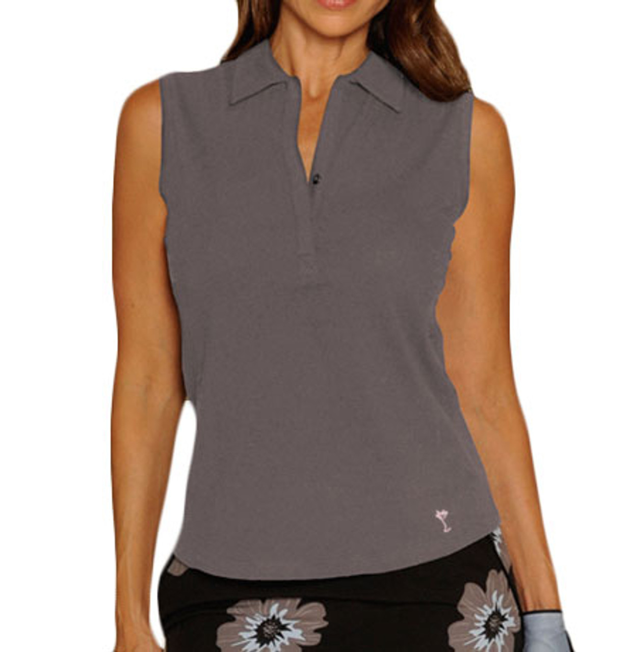 ladies sleeveless golf shirts