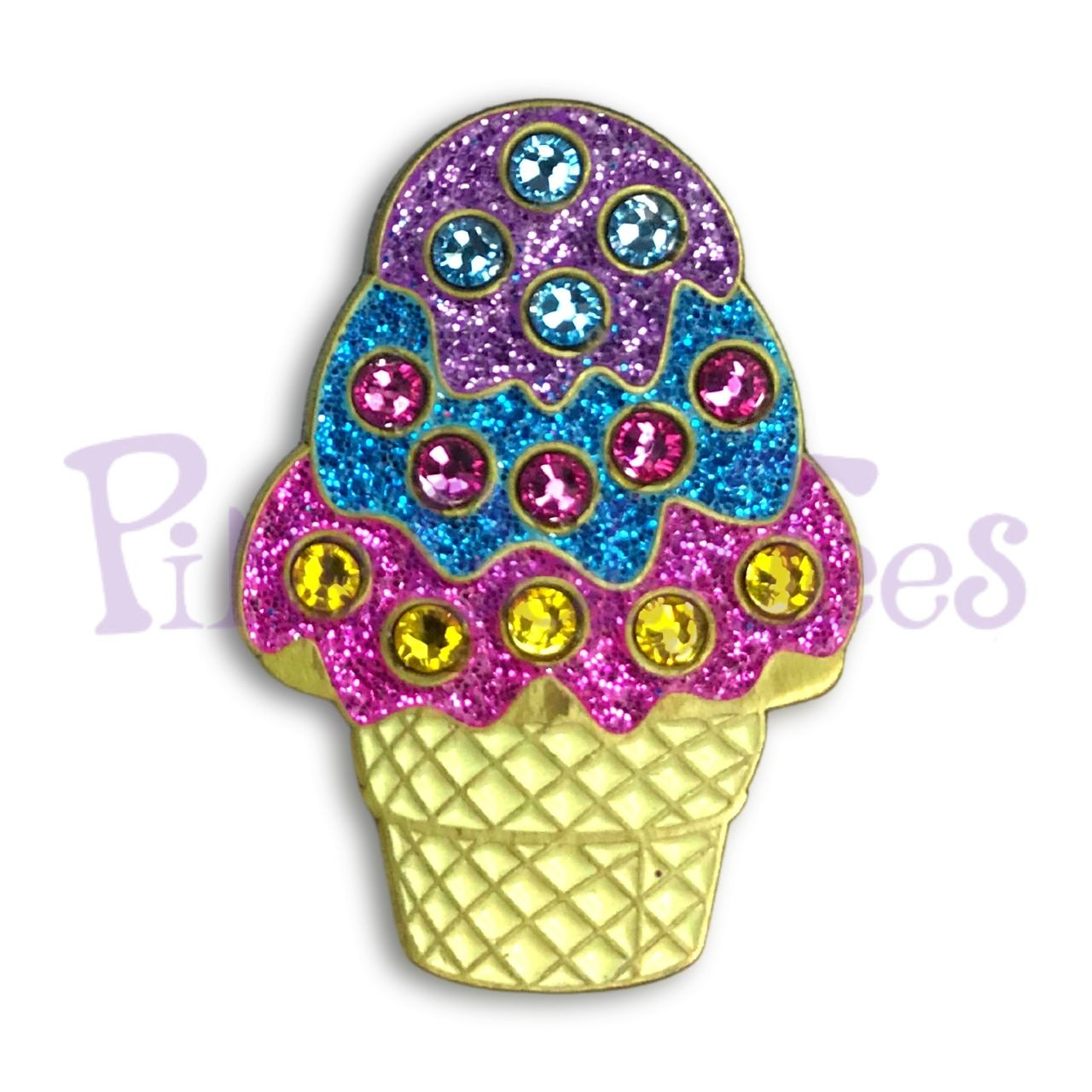 Ice Cream Swarovski Crystal Ball Marker