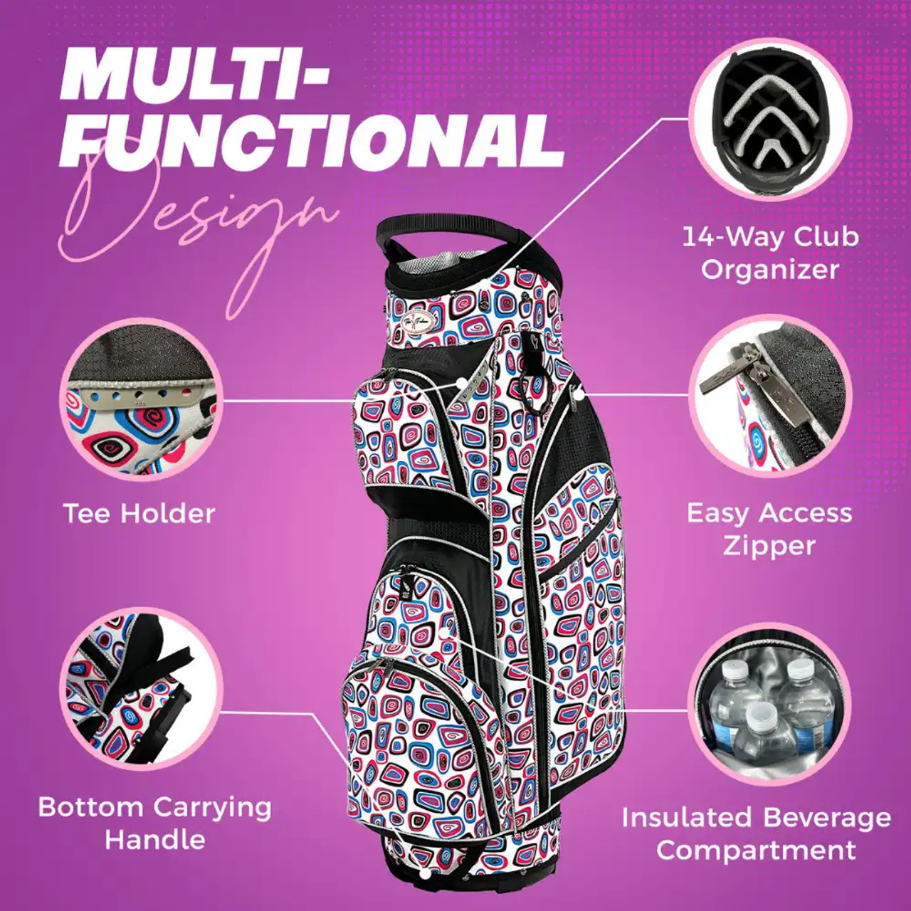 Taboo Fashions Monaco Golf Cart Bag - Thumbnail 5