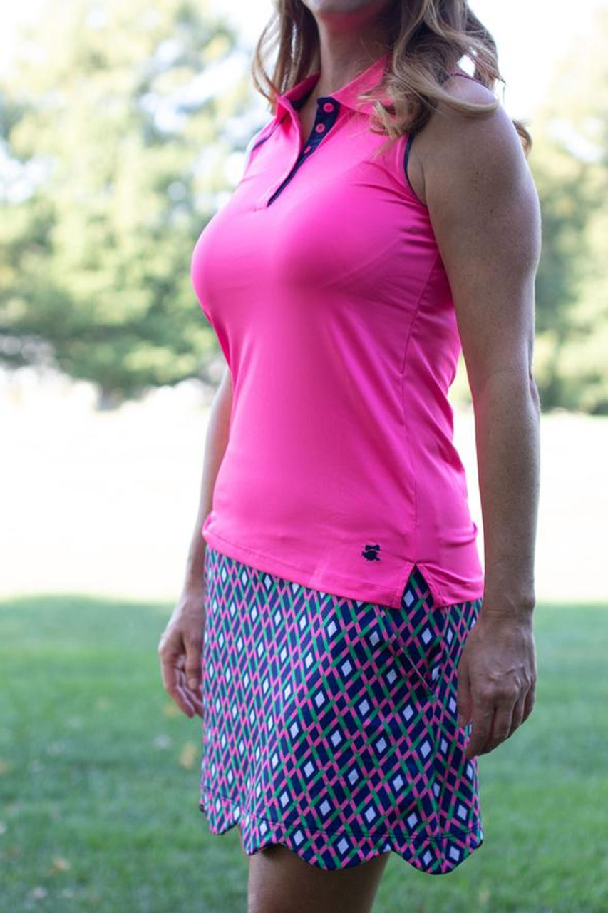 women's sleeveless golf tops