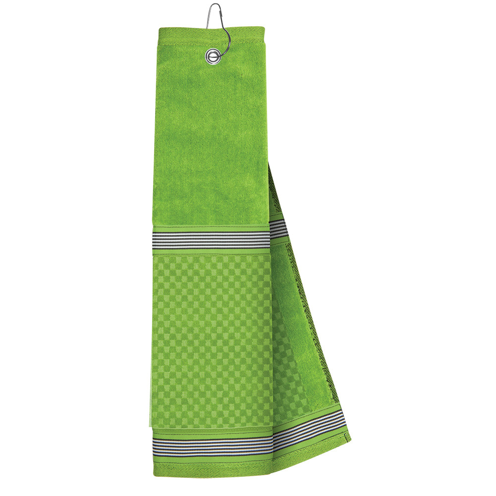 Just4Golf Green Ribbon Golf Towel