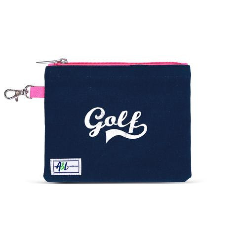 Ame & Lulu Icon Brigsby Golf Tee Pouch Pink Golf Tees