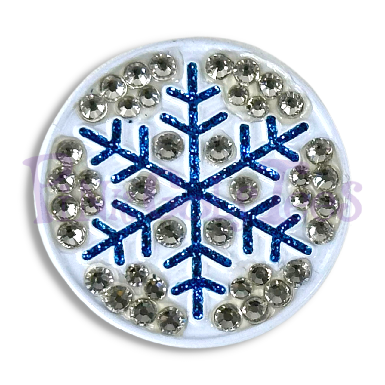 Snowflake Swarovski Crystal Ball Marker