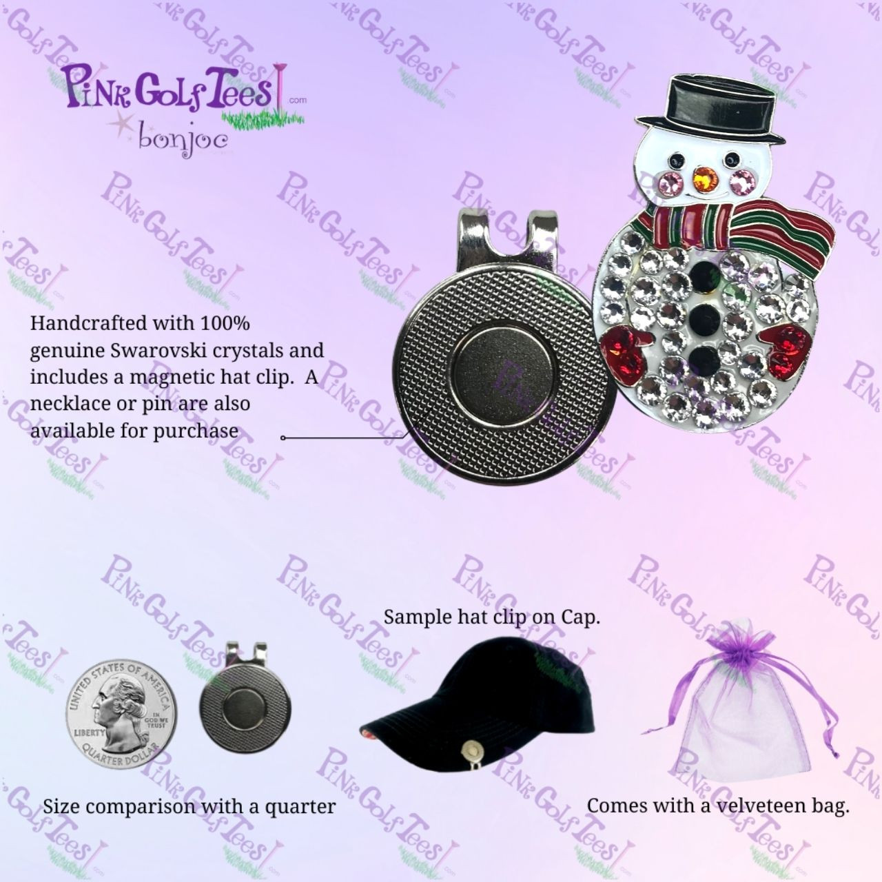 Bonjoc Snowman Ball Marker - Thumbnail 2