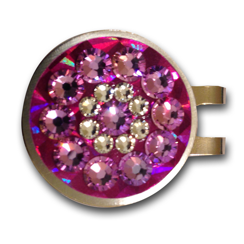 Blingo Vitrail Reflective Ladies Golf Ball Marker