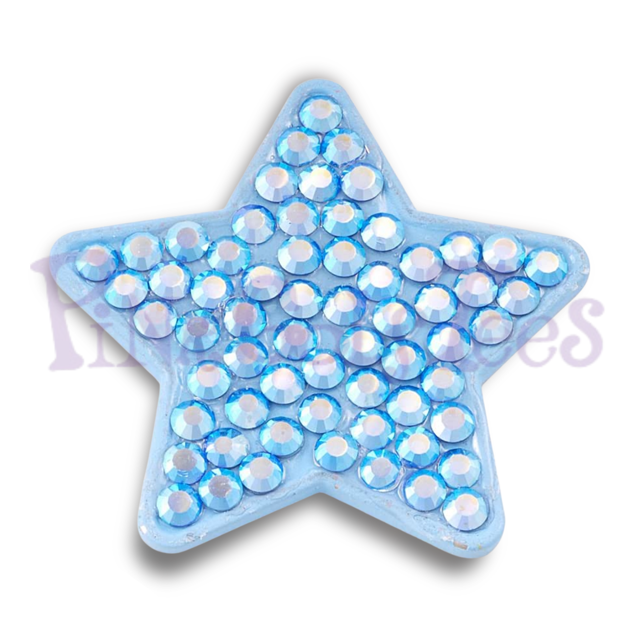 Moonbeam Blue Star Swarovski Crystal Ball Marker