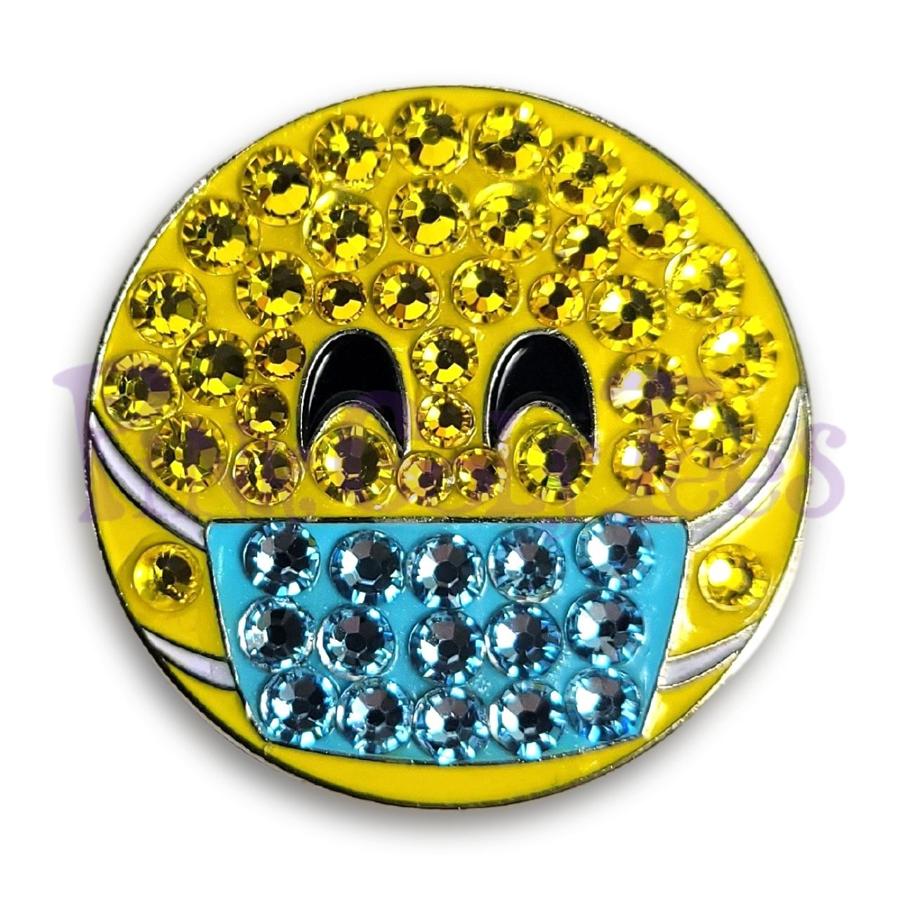 Bonjoc Emoji Mask Swarovski Crystal Ball Marker
