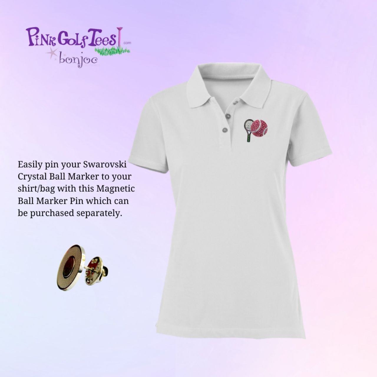 Bonjoc Seema Tennis Ace Golf Ball Marker - Thumbnail 2