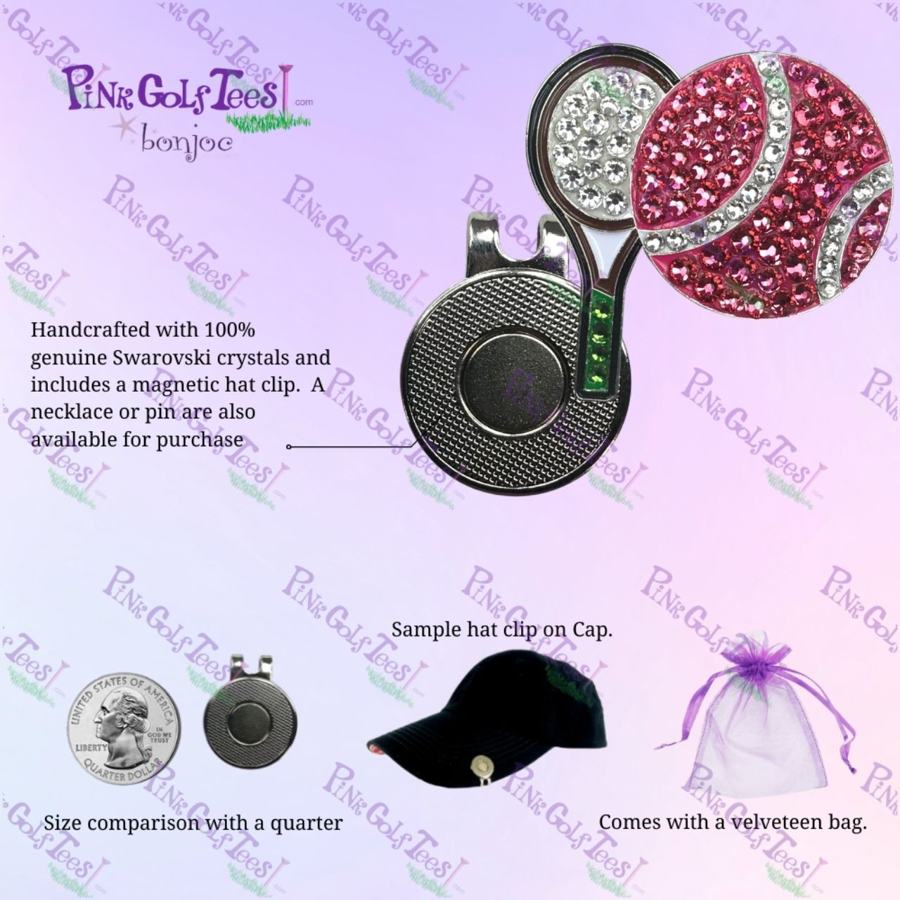 Bonjoc Seema Tennis Ace Golf Ball Marker - Thumbnail 3