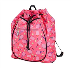 pink tennis backpack