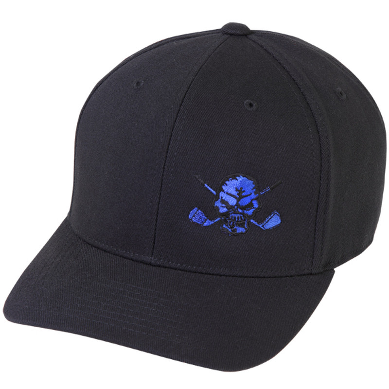 Tattoo Golf Lucky 13 Skull Hat (Black 