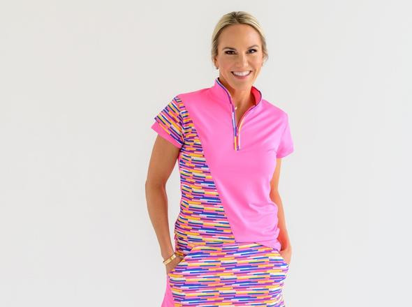 pink golf polo shirts