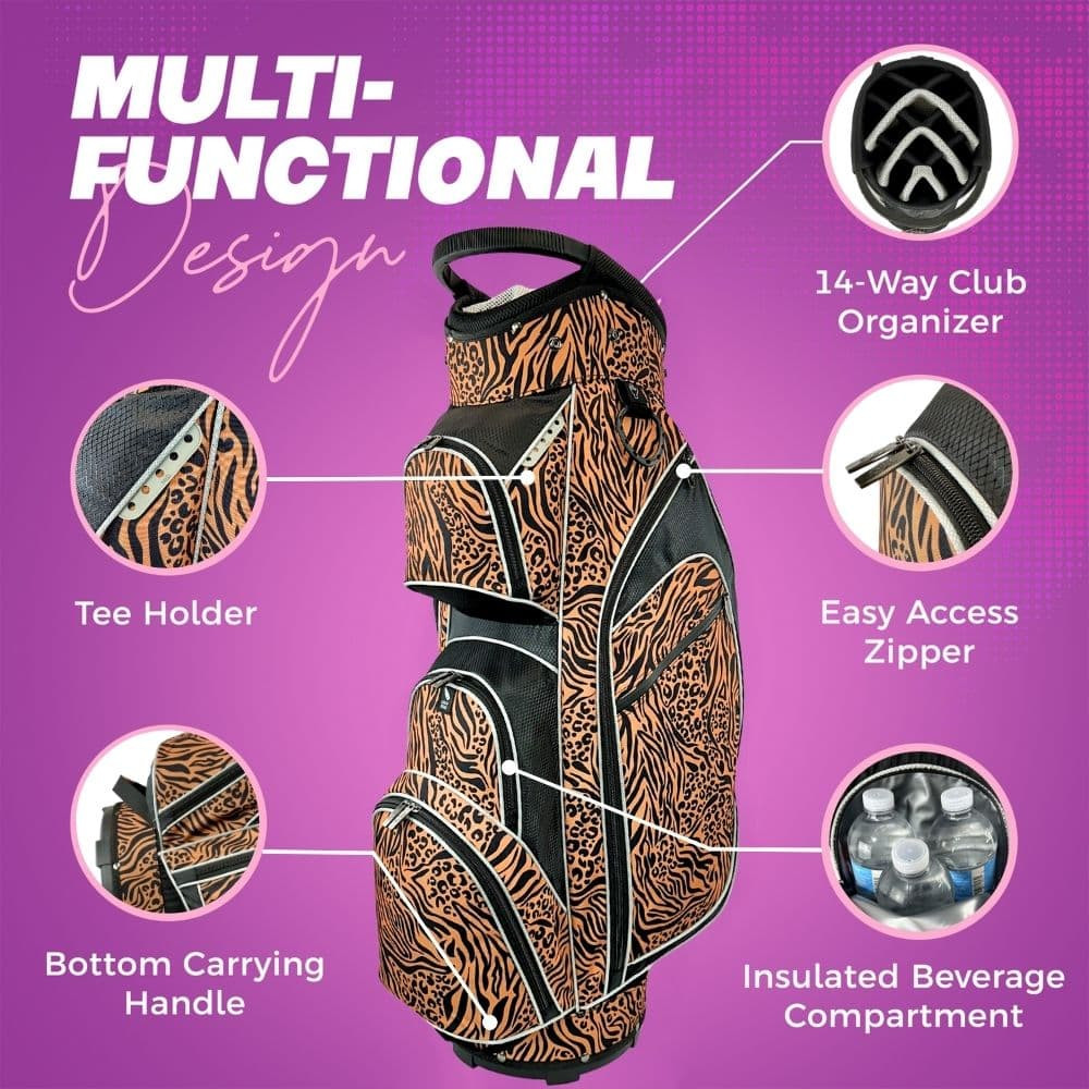 Taboo Fashions Ladies Golf Cart Bag - Thumbnail 5
