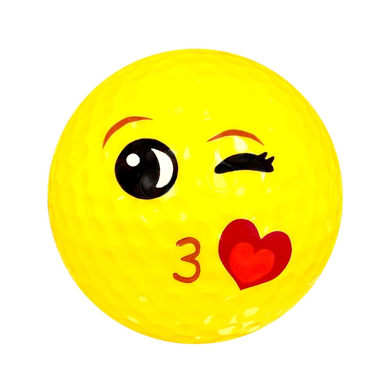 Mwah Emoji Golf Balls